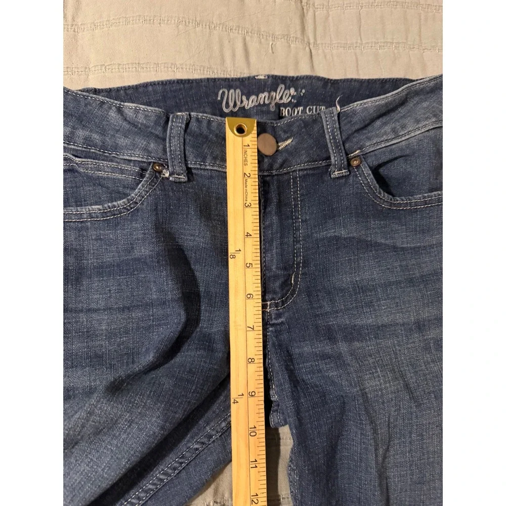 Wrangler‎ Bootcut Jeans Womens 9x32 Blue Denim Mid Rise 1009MWZDO Stretch